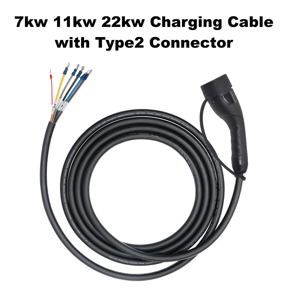 Copper Wire Roll - JIGU 7kw/11kw/22KW EV Charger Plug Electric