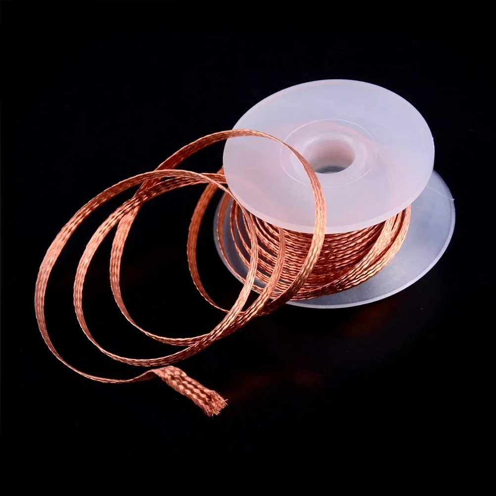 Copper Wire Roll - 1.0-4.0mm Length Welding Wires Desoldering Mesh