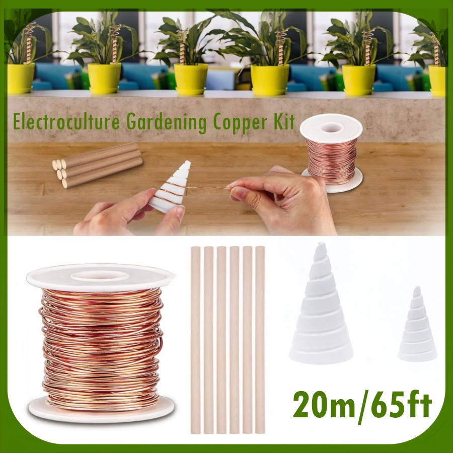 20m/65ft Electroculture Garden - Copper Wire Roll review and price