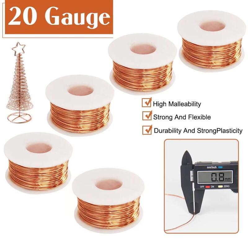 10M Bare Coppers Wire Pure Cop - Copper Wire Roll review and price